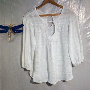 Max studio bubble sleeve blouse